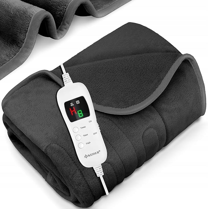 KESSER Heating Blanket 180cm x 130cm grey