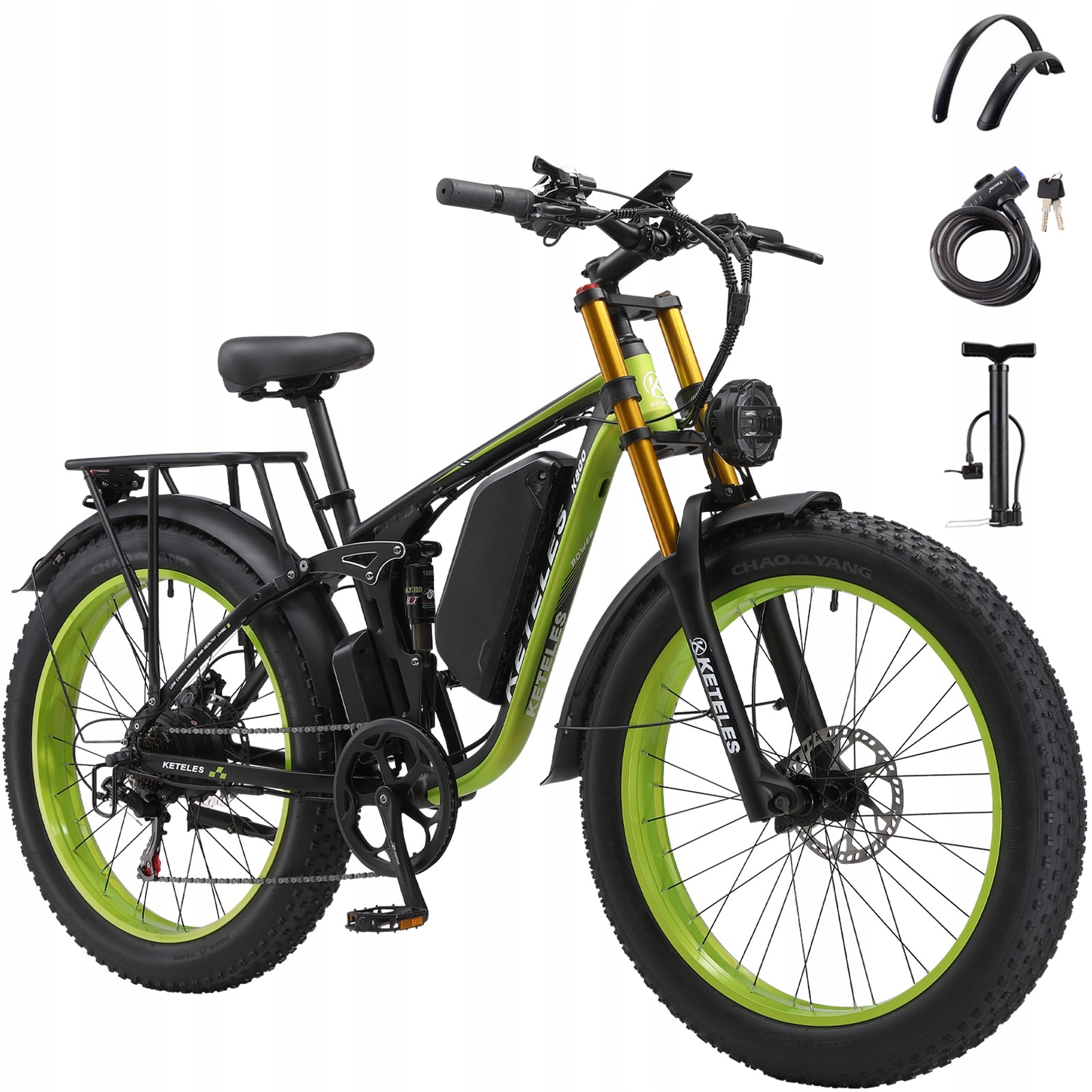 KETELES K800 Pro Rowery elektryczne fatbike 250W 48V26AH 85Nm*2 Dual motors Manufacturer code 5900223001479