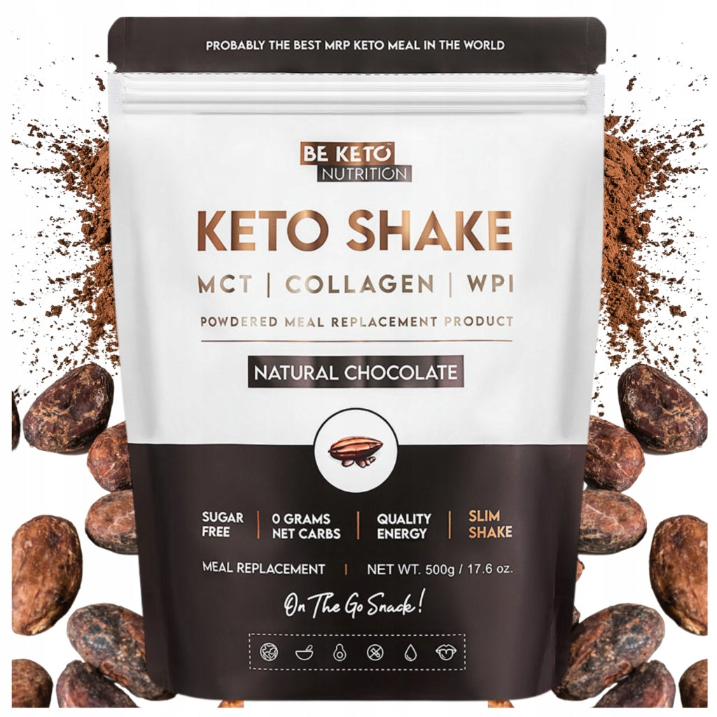 KETO SHAKE PROTEIN MCT OIL CARBOHYDRATES COLLAGEN Protein Isolate BeKeto 2x 500g Packaging status original