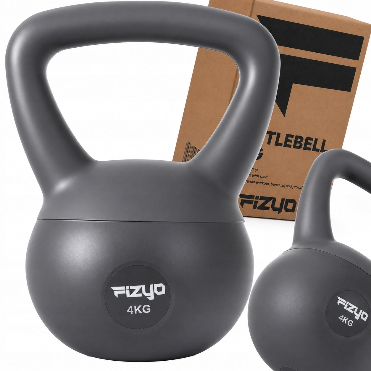 KETTLEBELL 4 kg SOFT KETTLE BALL DUMBBELL WEIGHT FITNESS DUMBBELL FIZYO