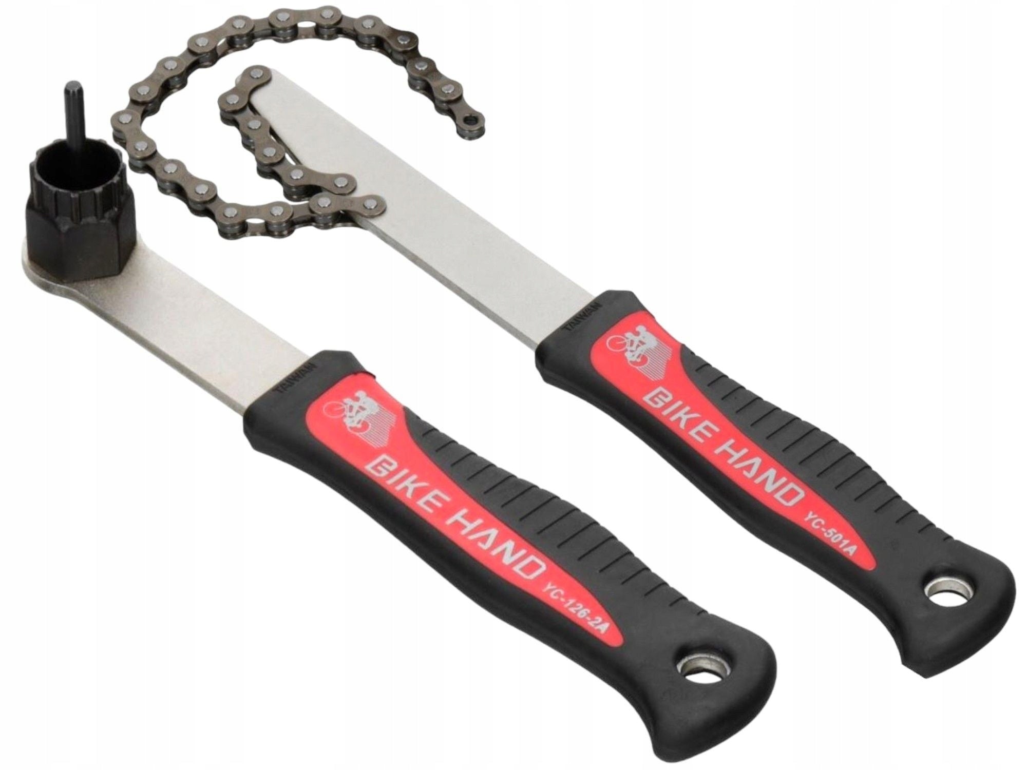 KEY FOR BICYCLE CASSETTE WITH PIN + BACIK FOR UNSCREWING BIKE HAND