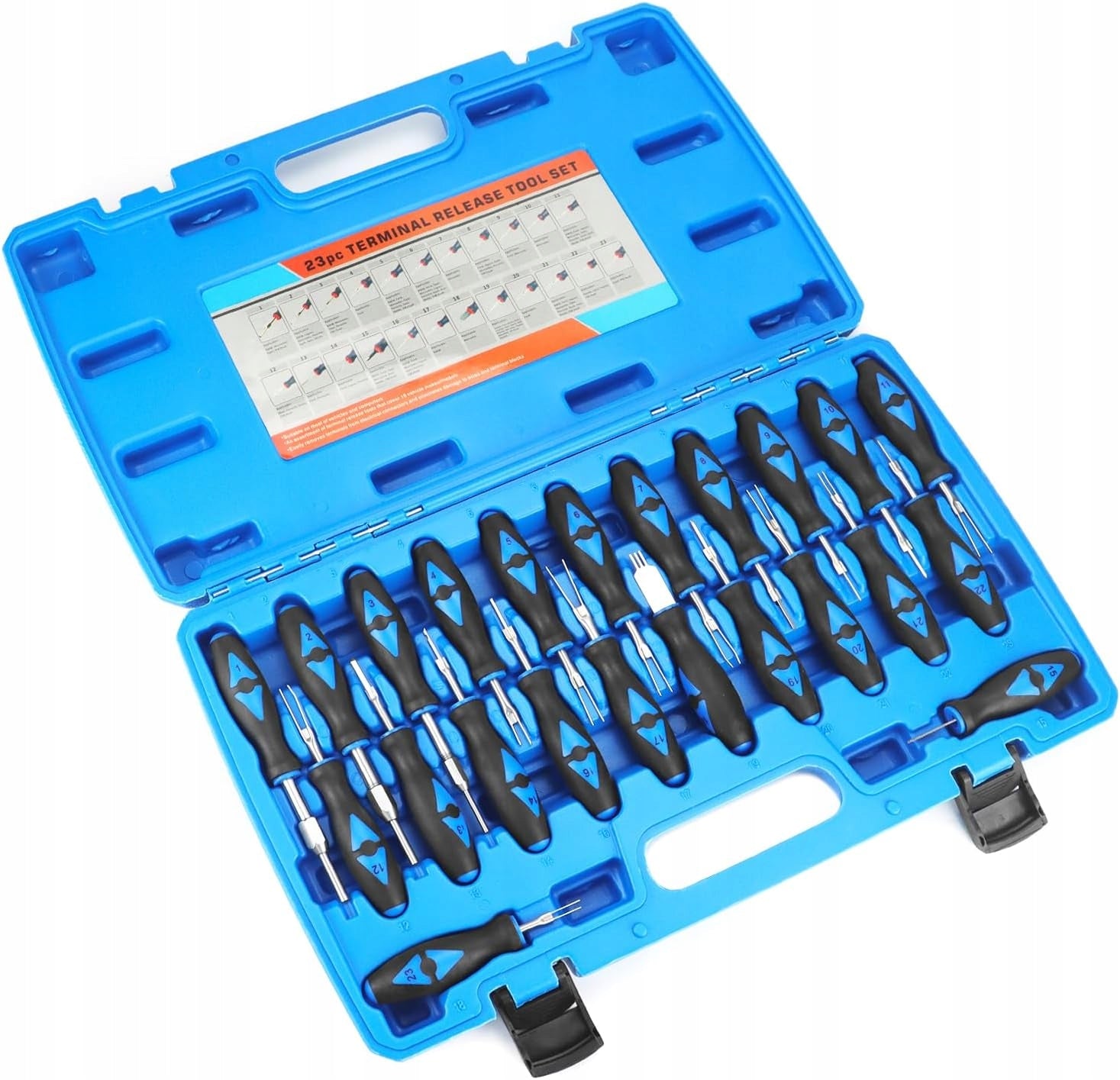 KEYS REMOVAL KEYS FOR REMOVING PINS OF ELECTRONICS CONNECTORS 23 el. Manufacturer code L1309
