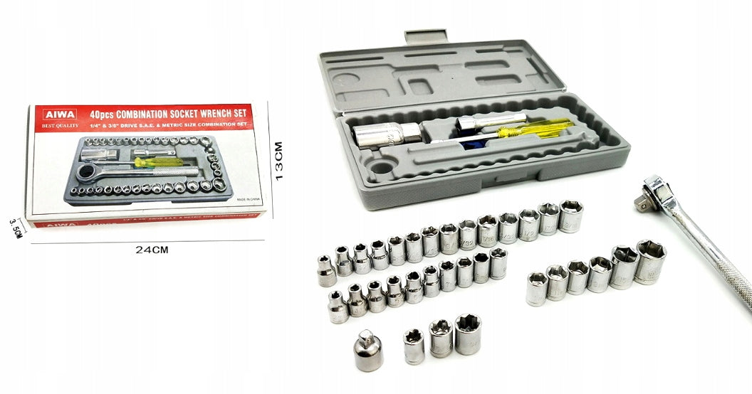 KEYS tool set 40 pcs. in a suitcase 24x13x4 cm