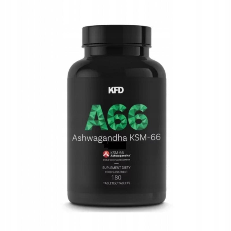 KFD ASHWAGANDHA KSM-66 ROOT EXTRACT MAX SERVING STRESS RELAXATION 180 KAPS