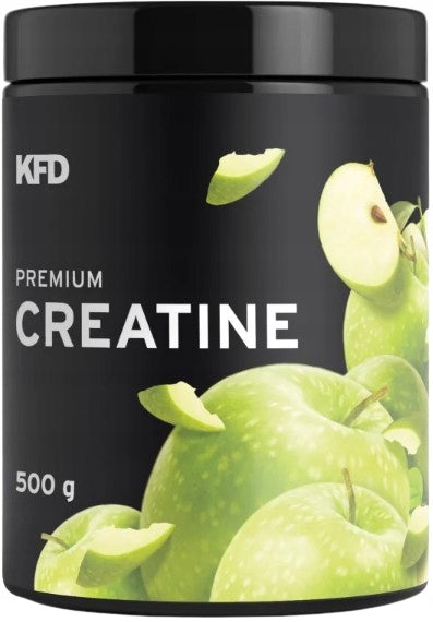 KFD PREMIUM CREATINE creatine powder flavor green apple 2 x 500 g Expiration date not specified