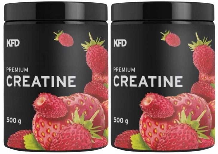 KFD PREMIUM CREATINE creatine powder taste strawberry 2 x 500 g