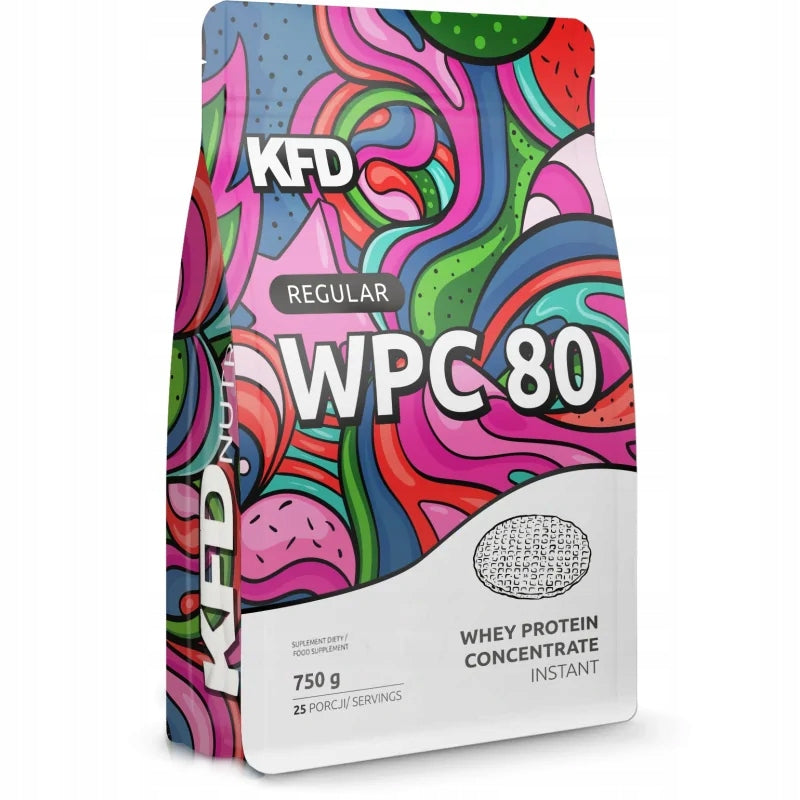 KFD PROTEIN SUPPLEMENT WPC 80 REGULAR INSTANT 750 G TASTE: WAFER