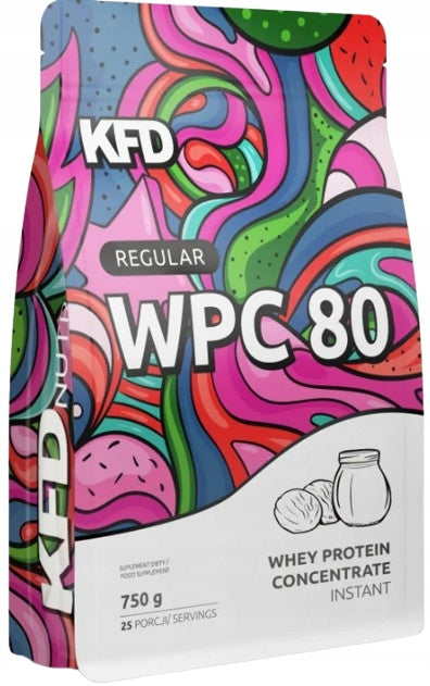 KFD REGULAR WPC 80 whey protein cream-milk flavor 750 g
