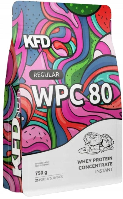 KFD REGULAR WPC 80 whey protein salty caramel flavor 750 g