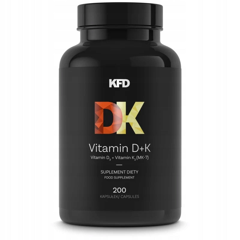 KFD VITAMIN D3+K2 (MK7) - 200 CAPSULES (200 SERVINGS)