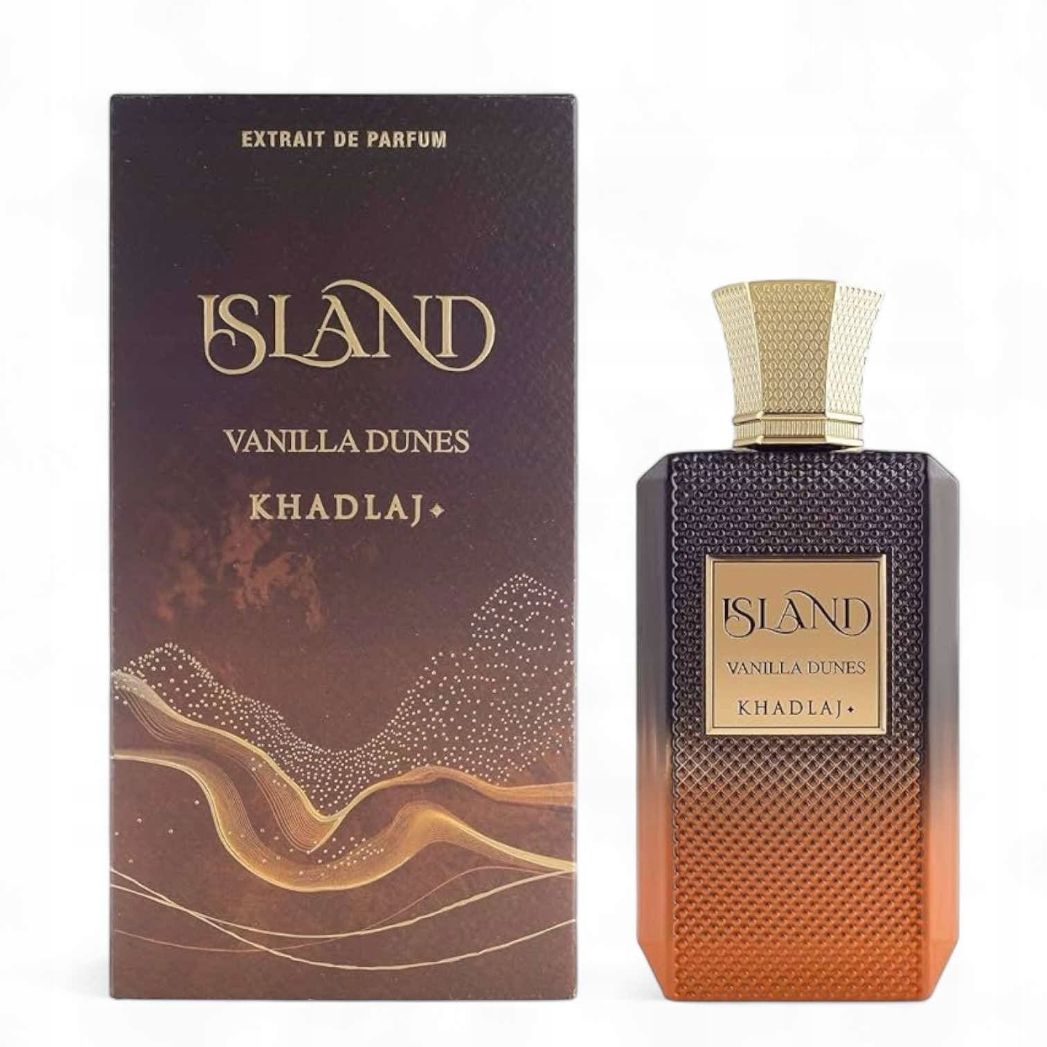 KHADLAJ ISLAND 100ML – UNISEX WIGS WITH A CREAMY VANILLA AURA