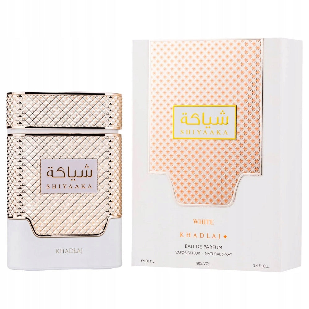 KHADLAJ Shiyaaka White Eau de Parfum for Women Perfume EDP Spray 100ml Brand Khadlaj