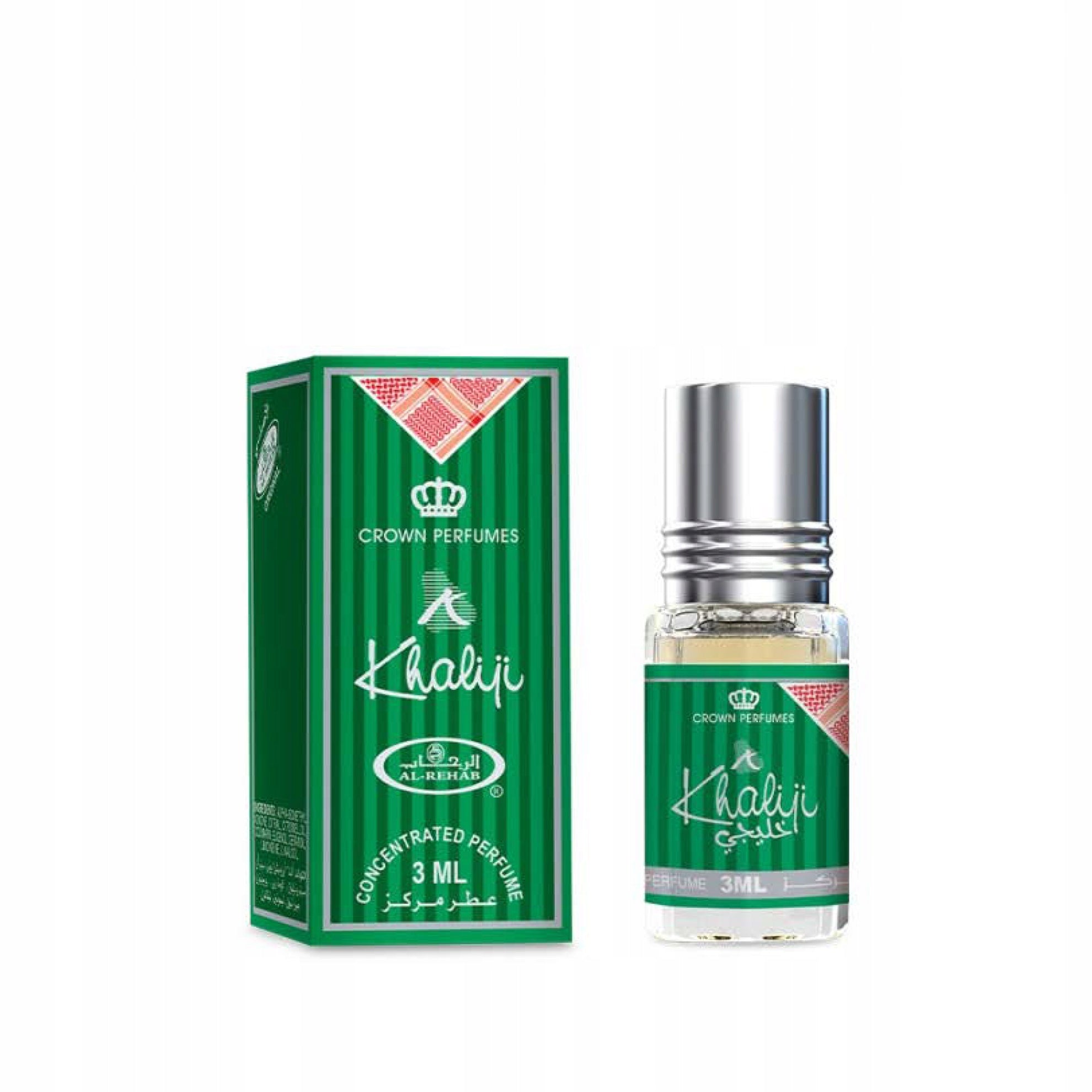 KHALIJI ARABIC PERFUME IN CITRUS OIL FRESH SPICE 3ml AL REHAB Packaging status original