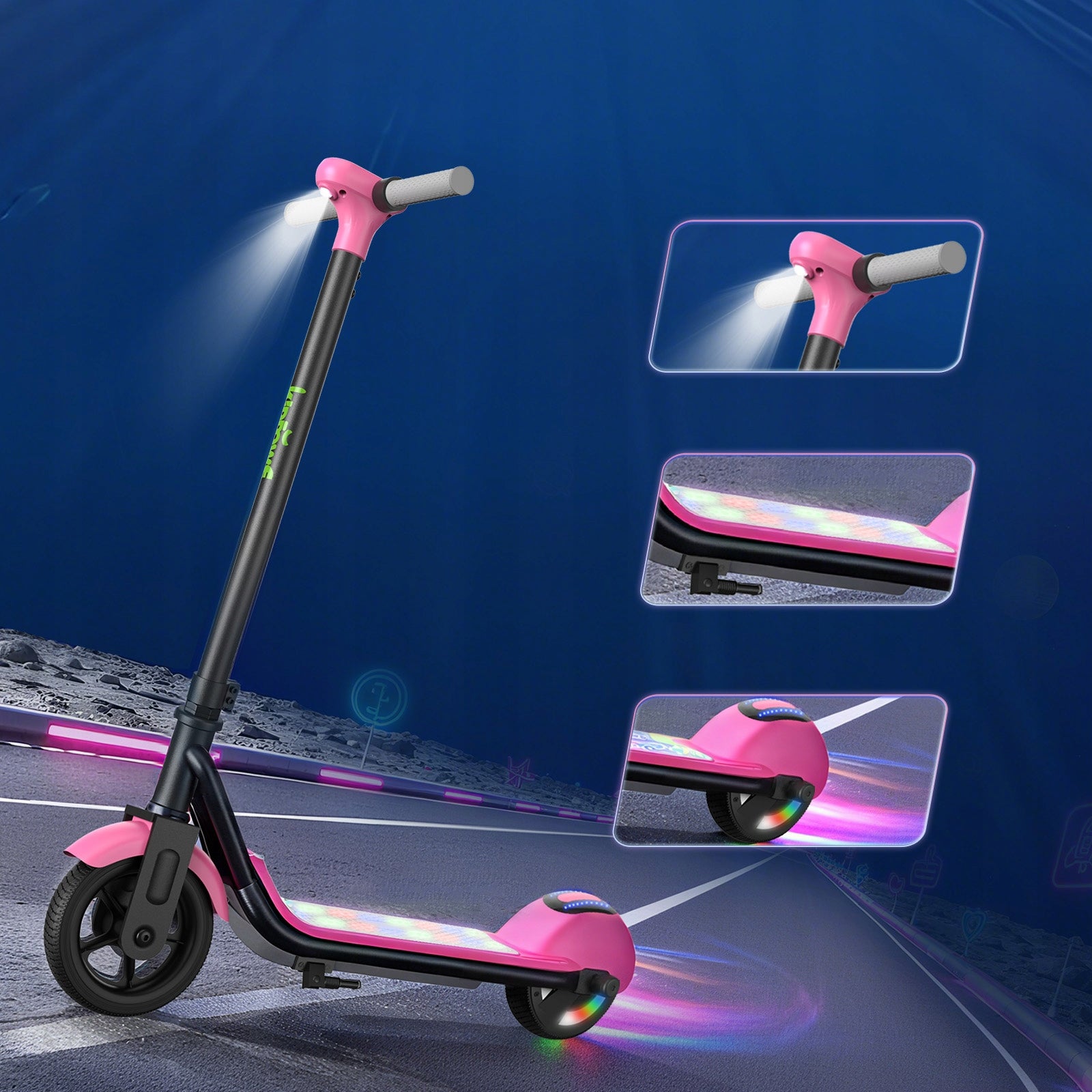 KIDDOWE K1 Cool electric scooter for children 130W 24V 3AH 14km/h Engine power 130 W