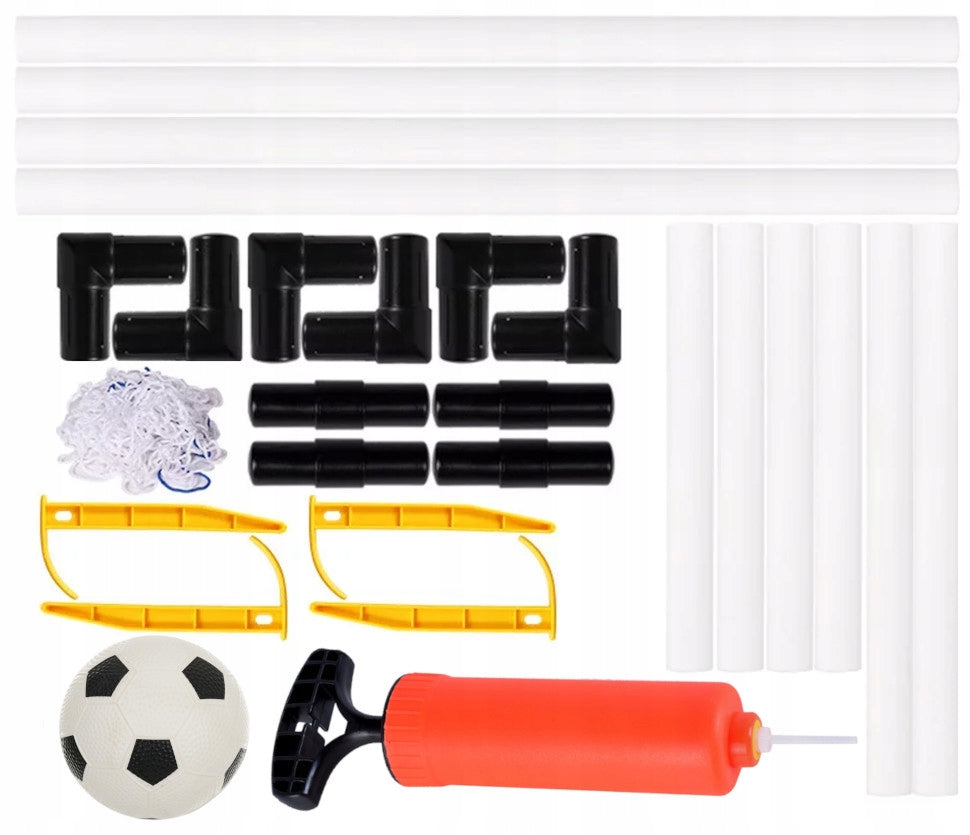 KIDS FOOTBALL GOAL MINI PORTABLE FOLDING FOR FOOTBALL GAME Number of items in the set 8