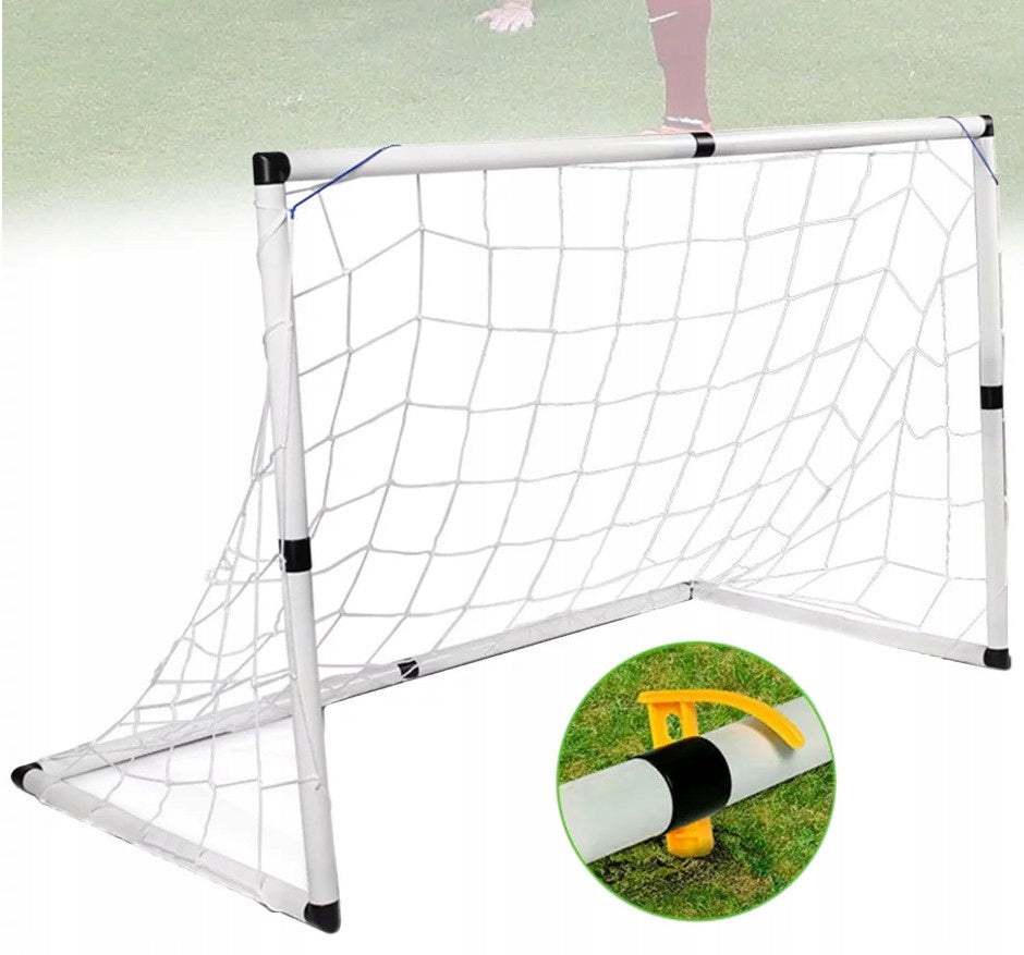 KIDS FOOTBALL GOAL MINI PORTABLE FOLDING FOR FOOTBALL GAME Set elements Football Set