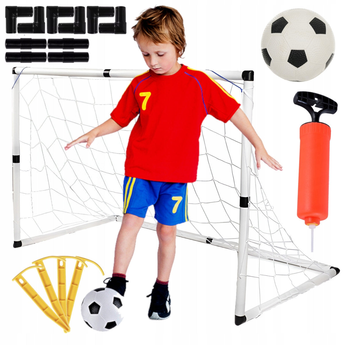 KIDS FOOTBALL GOAL MINI PORTABLE FOLDING FOR FOOTBALL GAME