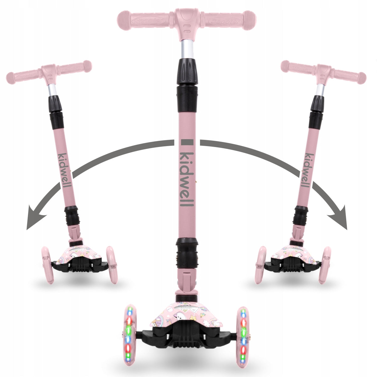KIDWELL VENTO SCOOTER THREE-WHEELED LED WHEEL 50KG Brake yes