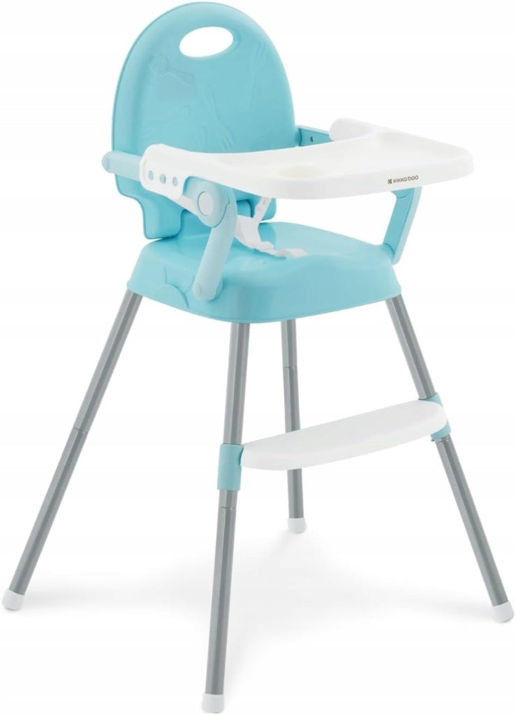KIKKABOO HIGH CHAIR FOR FEEDING 3 IN 1 SPOONY TURQUOISE