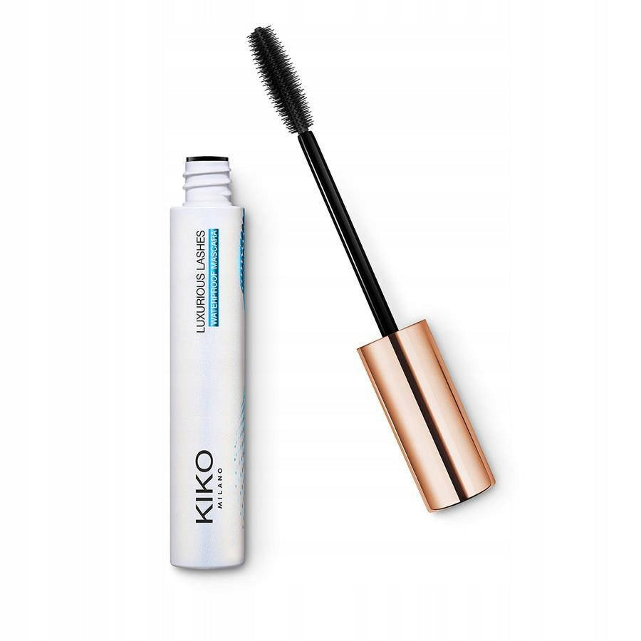 Apimtį didinantis vandeniui atsparus blakstienų tušas Kiko Milano, 12 ml