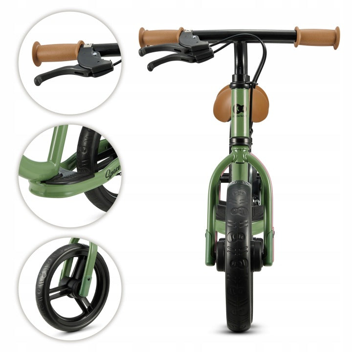 KINDERKRAFT SPACE BALANCE BIKE CHILDREN'S RIDER ADJUSTABLE WHEELS FOAM Frame steel