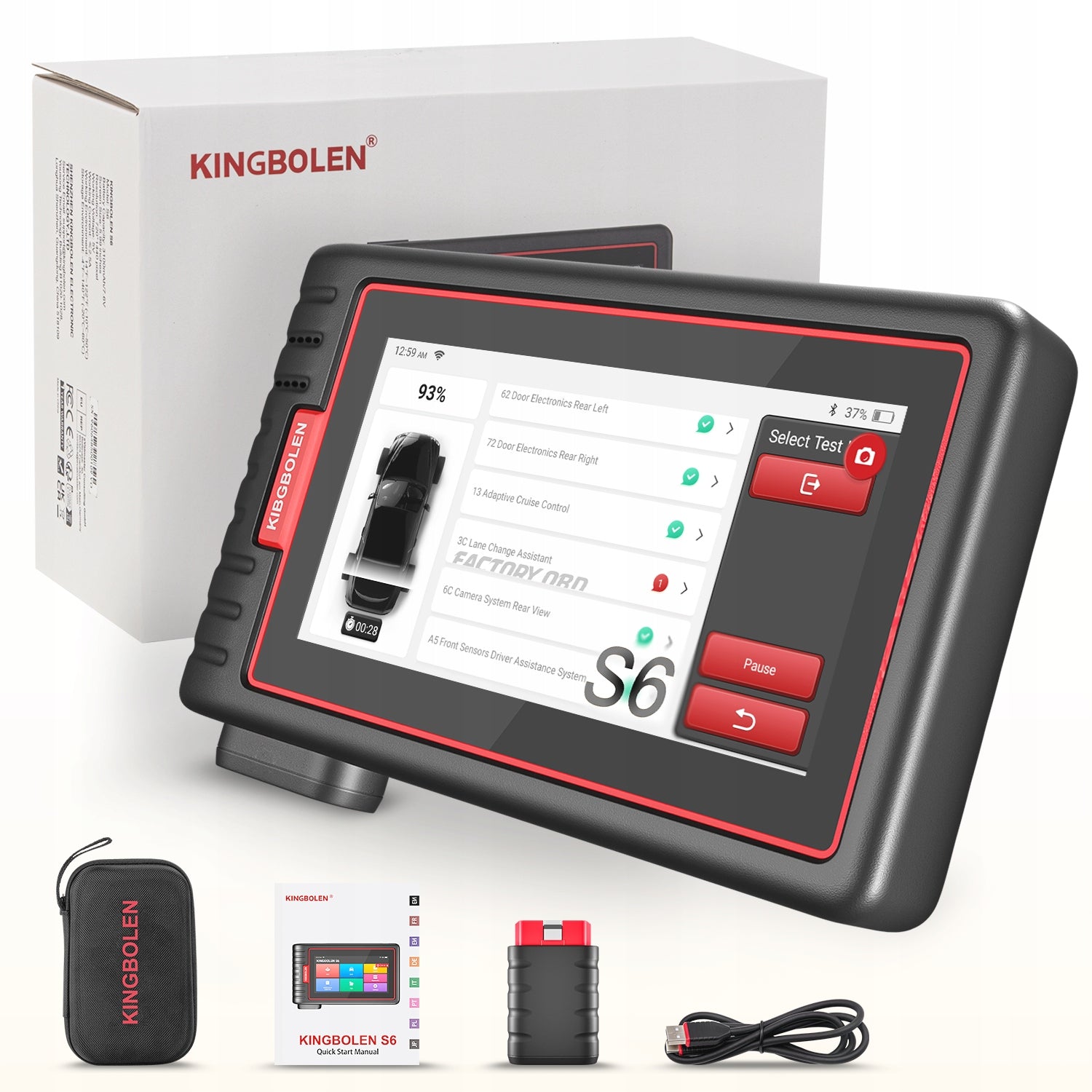 KINGBOLEN S6 DIAGNOSTIC INTERFACE CAN-FD 28 Functions J.PL
