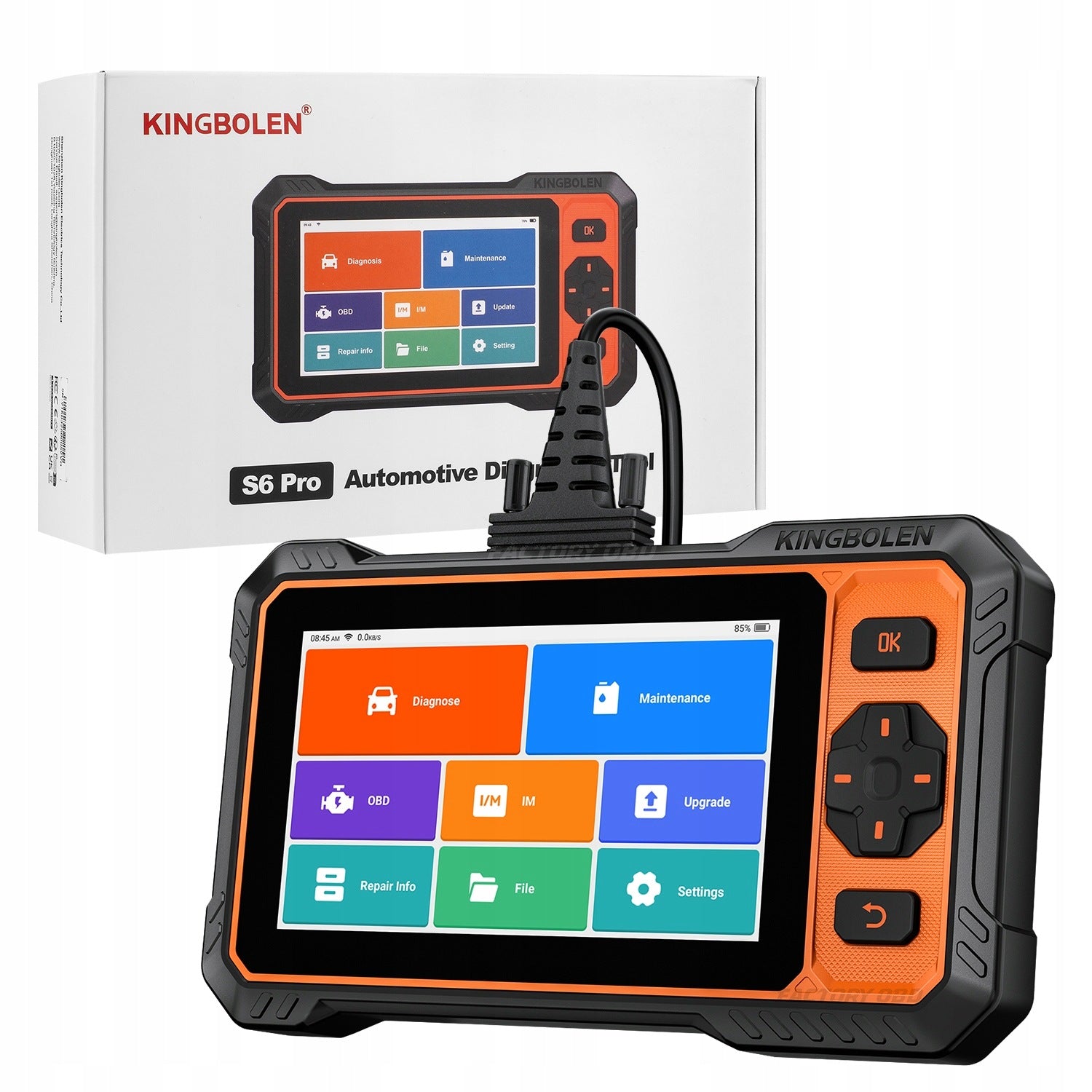 KINGBOLEN S6 PRO FULL SYSTEM DIAGNOSTIC INTERFACE Active Test