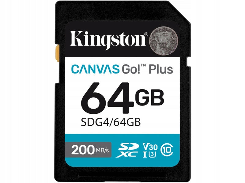 KINGSTON Canvas Go! Plus SDXC 64GB Memory Card