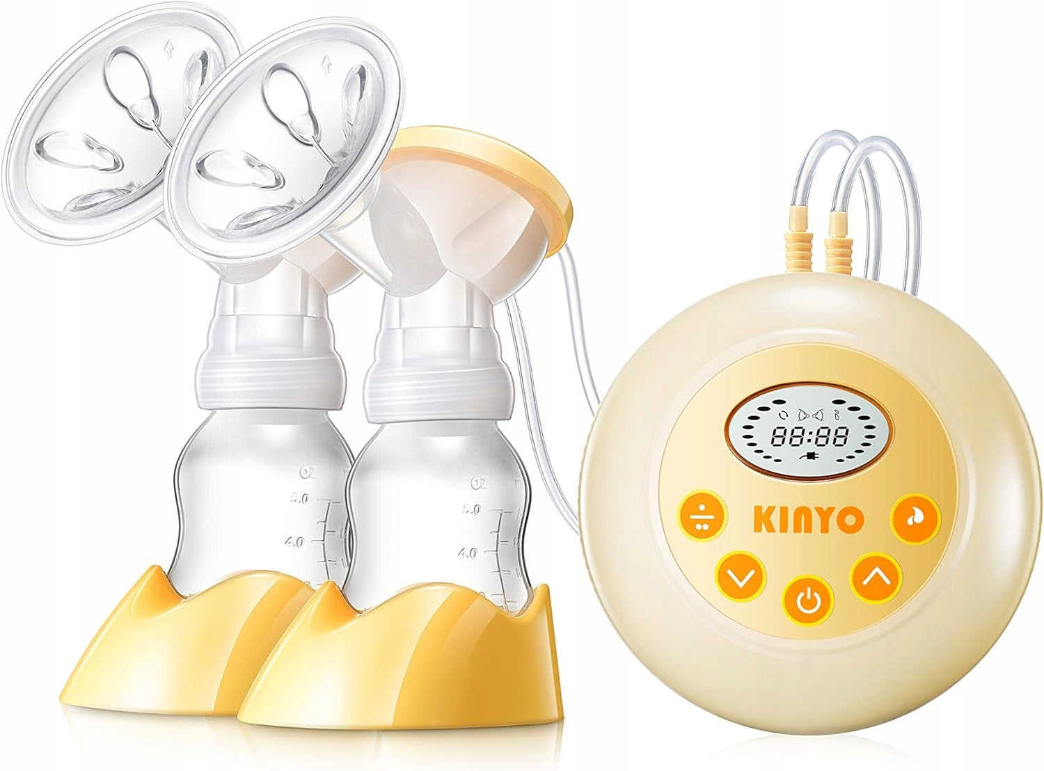 KINYO DOUBLE-CORE BPA-FREE DUAL TWO-PHASE SILENT electric breast pump