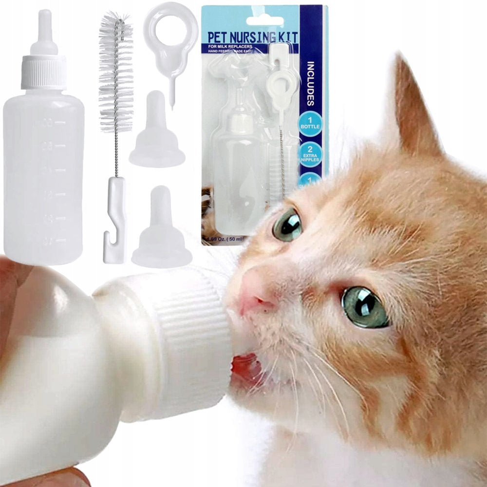 KIT FOR FEEDING PUPPIES KITTENS SMALL ANIMALS BOTTLE PACIFIERS ZK7