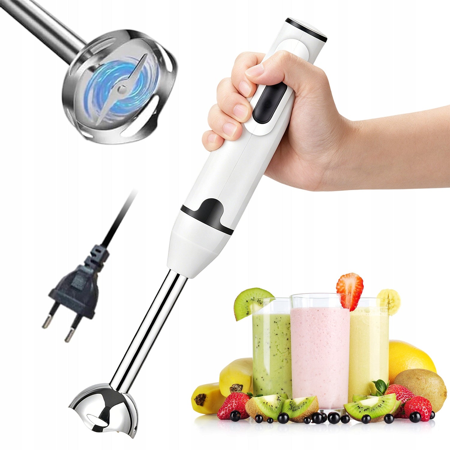 KITCHEN HAND MIXER STAINLESS STEEL MULTI-STAGE ADJUSTMENT