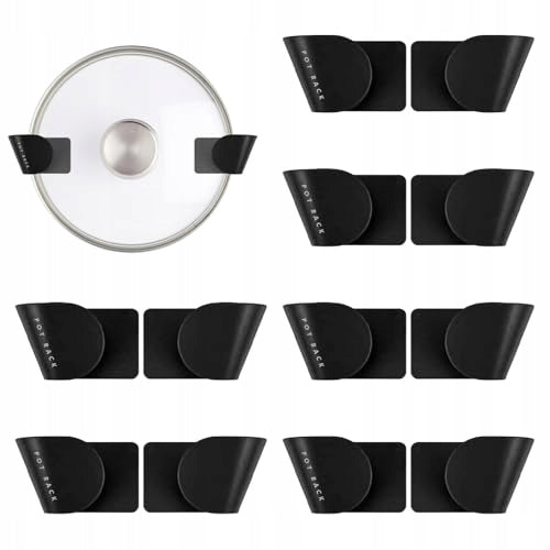 KITCHEN LID HANGER SELF ADHESIVE WALL ORGANIZER 6 PAIRS Brand no brand