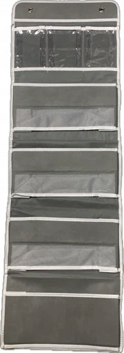 KITCHEN ORGANIZER BAG WITH POCKETS FOR STORAGE GREY 120X40CM