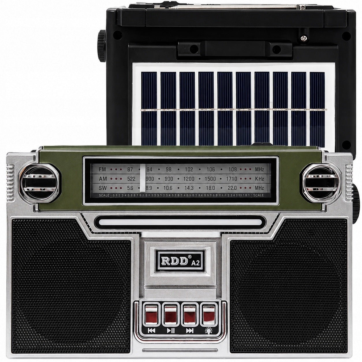KITCHEN RADIO PORTABLE RETRO SOLAR BATTERIES BLUETOOTH FM BATTERY