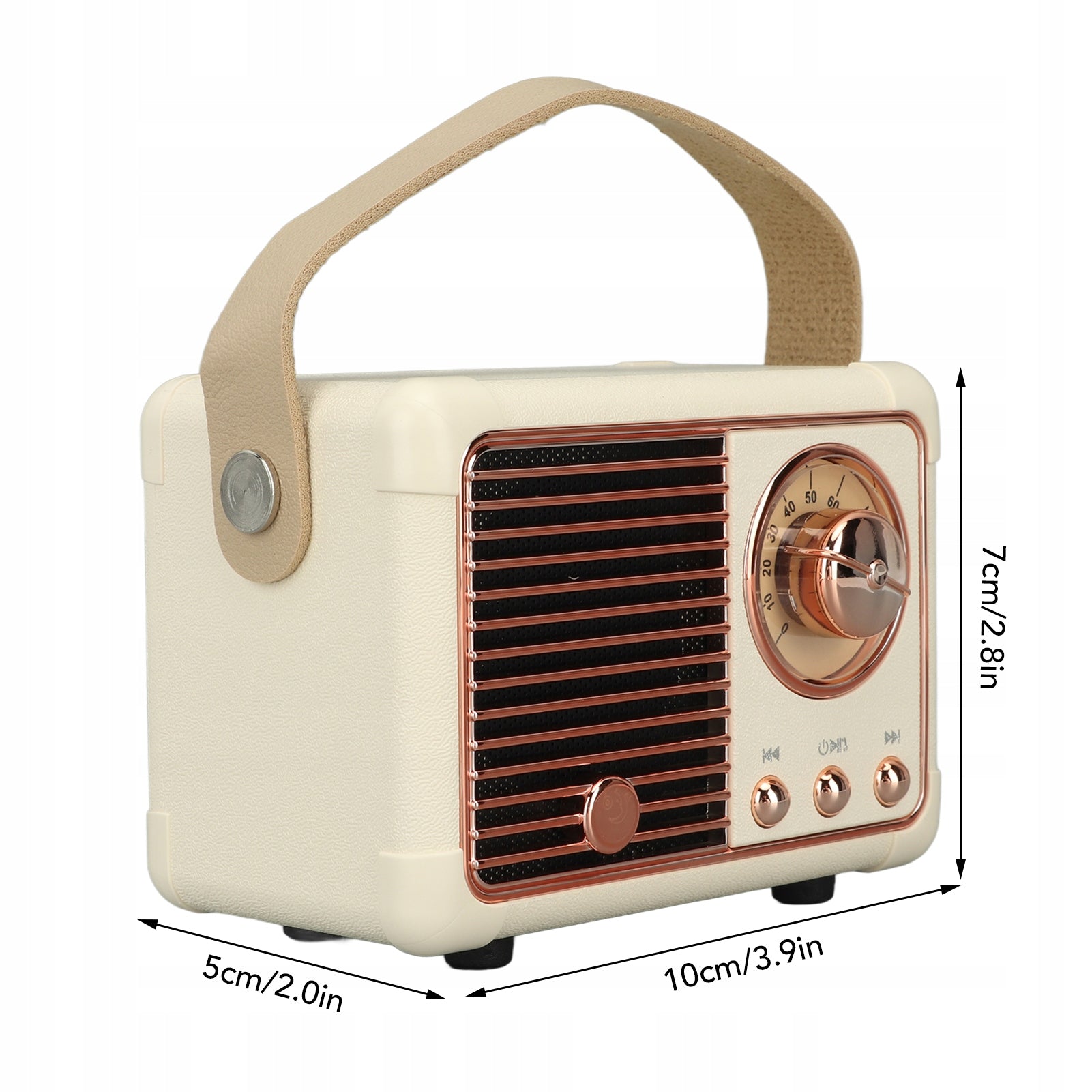 KITCHEN RADIO RETRO MOBILE BLUETOOTH VINTAGE PORTABLE WHITE Manufacturer code YNZHU3814