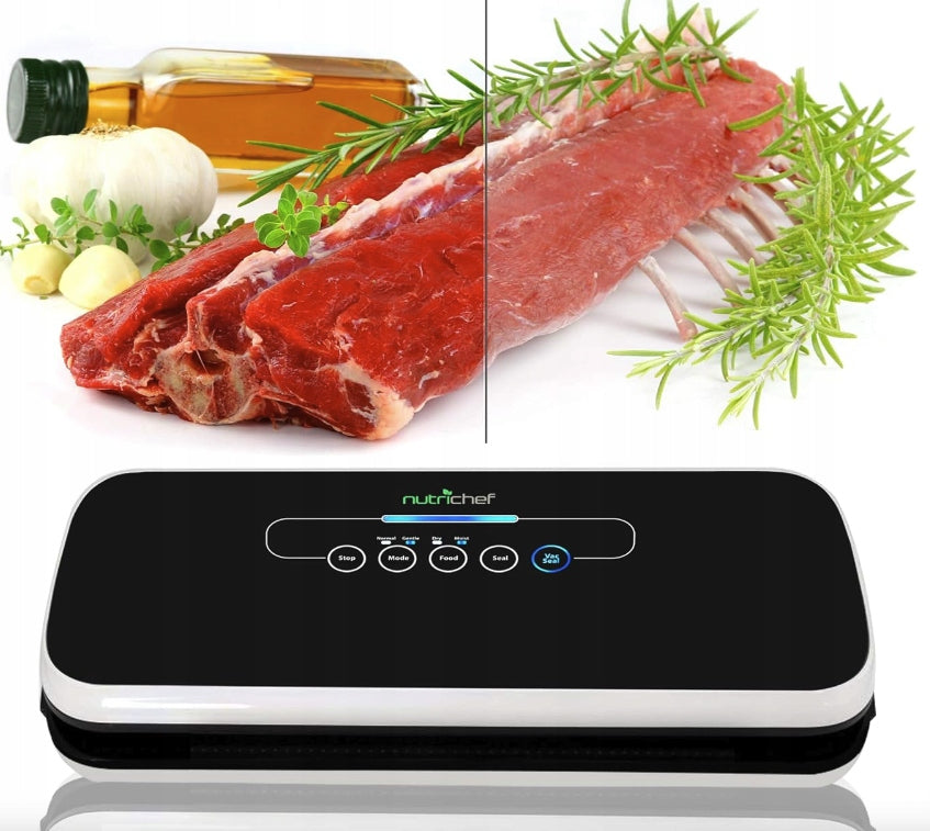 KITCHEN VACUUM SEALER FOR FOOD PACKAGING NUTRICHEF DISPLAY
