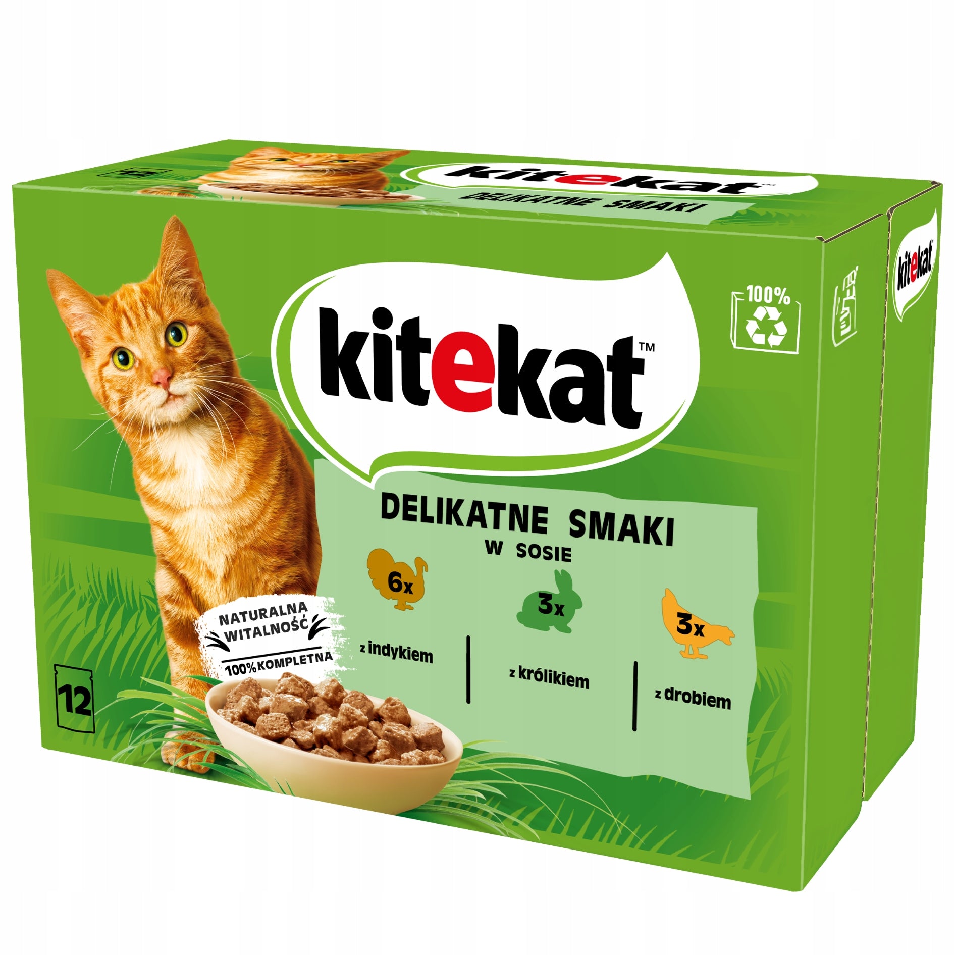 KITEKAT SACHETS DELICATE FLAVORS 48x 85g Manufacturer code 4008429159190
