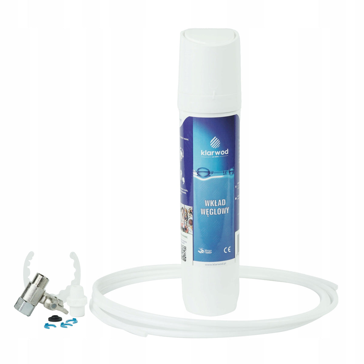 KLARWOD WF TWIST ACTIVATED CARBON WATER FILTER KIT + CHROME SPOUT Manufacturer code WF TWIST