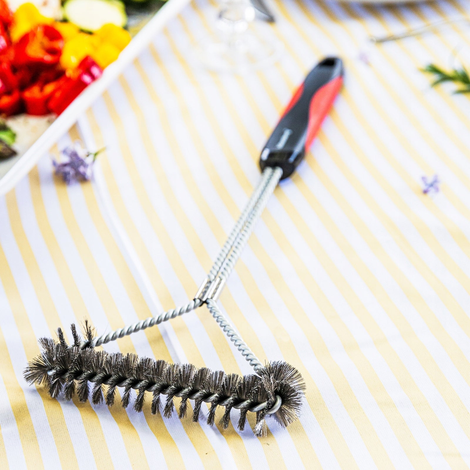 KLAUSBERG KB-7898 Grill Cleaning Brush Stainless Steel Strong Large Product weight with unit packaging 0.2 kg