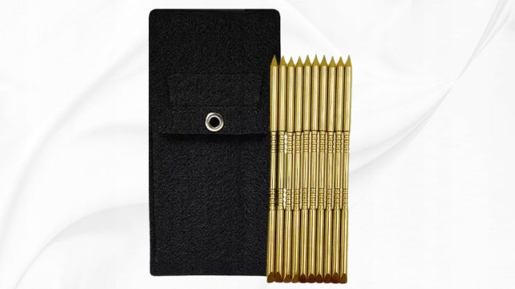 Masažuoklis su dėklu Acus Med Pin Klawik Pro Pinopresura 12 cm, 10 vnt.