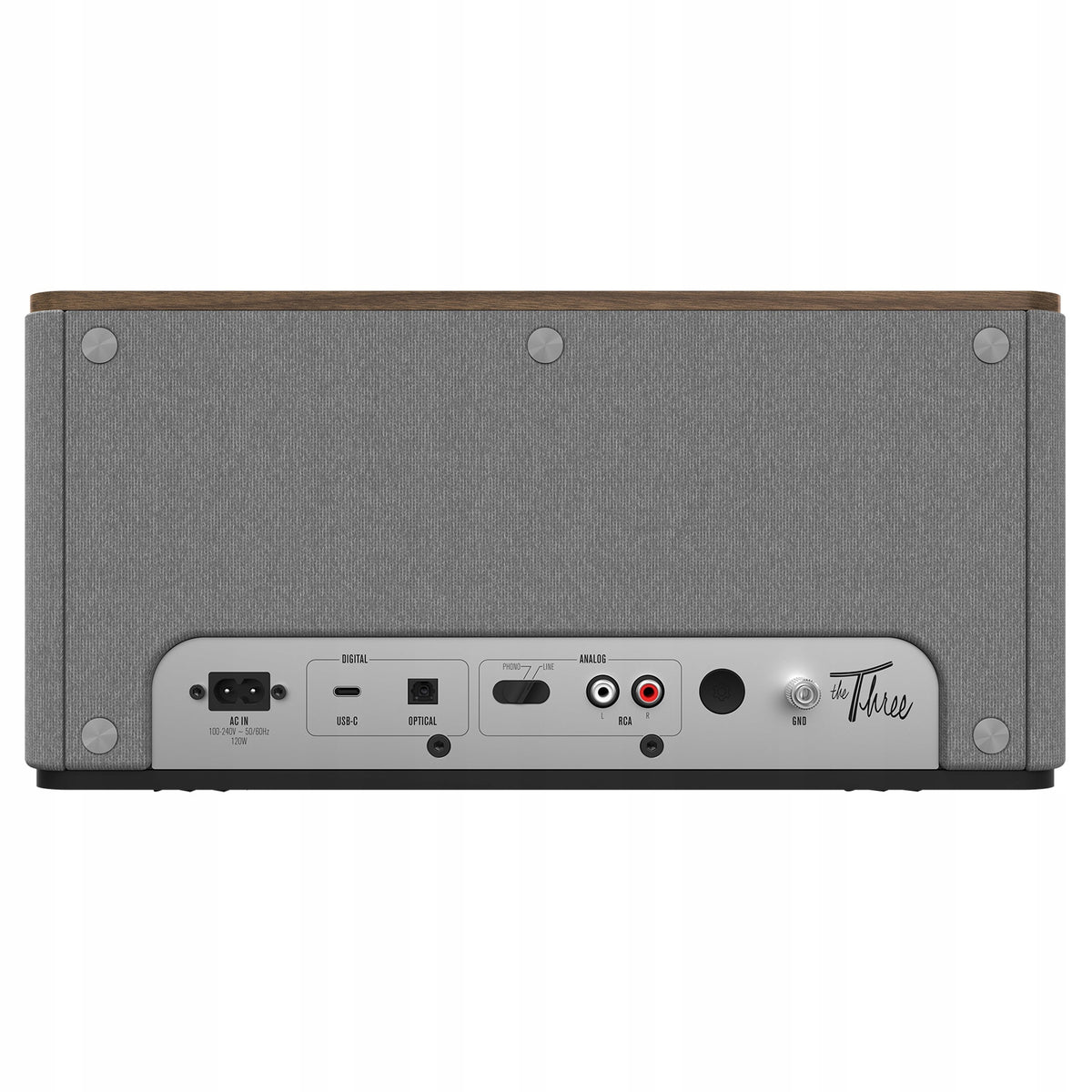 KLIPSCH THE THREE PLUS WALNUT | BLUETOOTH SPEAKER Batteries included no