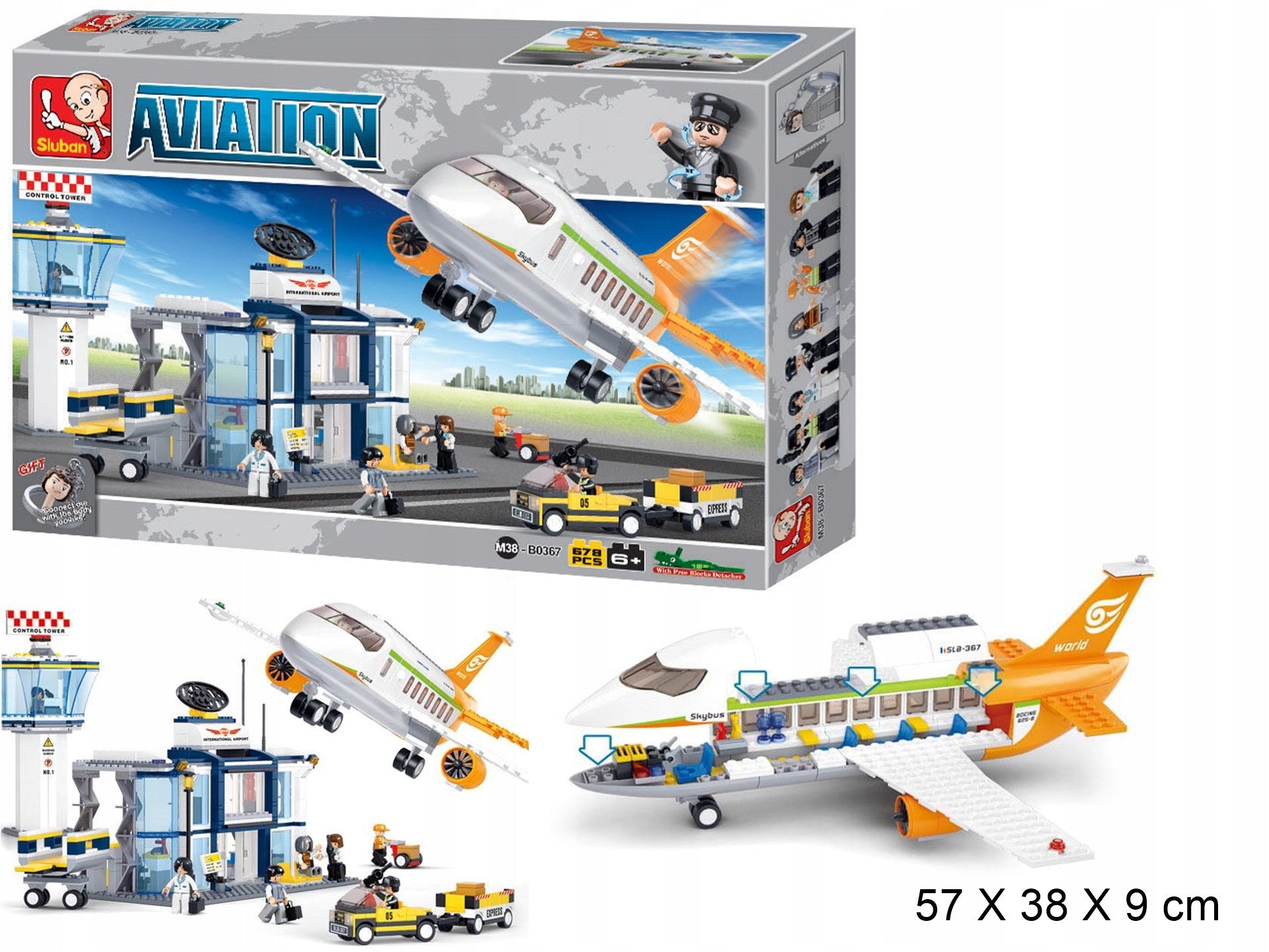 Konstrukteur Sluban, großer Flughafen, 678 det.