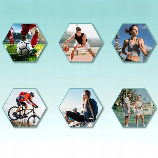 KNEE BRACE BAMBOO COMPRESSION FOR WOMEN MEN 2 PIECES XL Manufacturer code Bez marki