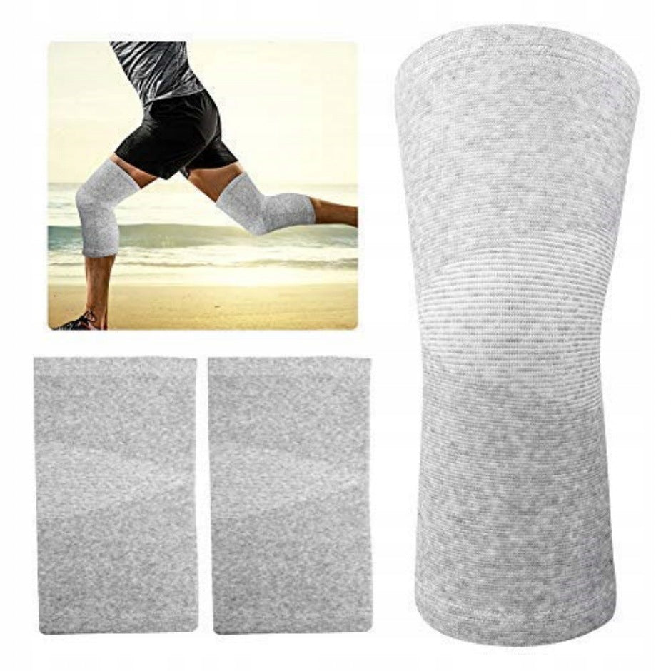 KNEE BRACE BAMBOO COMPRESSION FOR WOMEN MEN 2 PIECES XL
