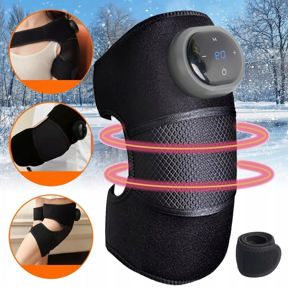 KNEE MASSAGER ADJUSTABLE TEMPERATURE 3D WRAP ELBOW KNEE WARMERS Medical device no