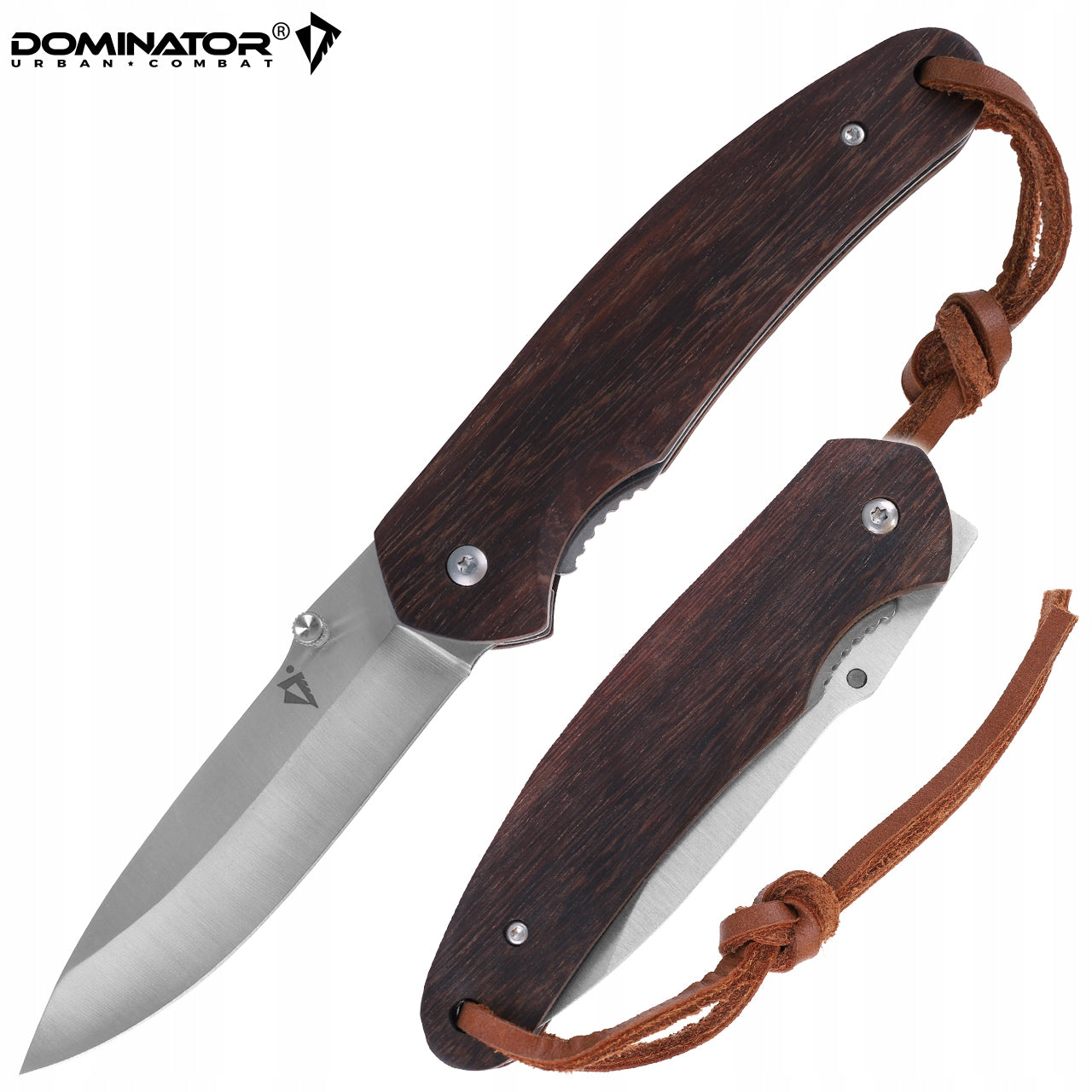 KNIFE FOLDING POCKET KNIFE FINKA DOMINATOR HUNTING TRAPPER WITH ROPE Brand Dominator