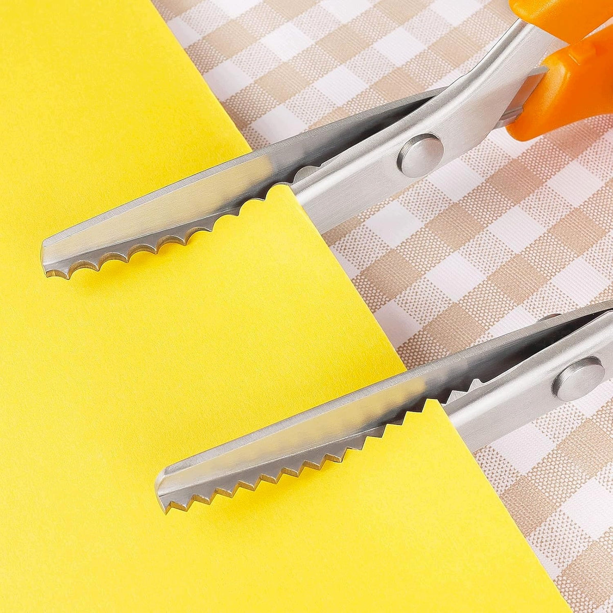 KNIFE PINKING SET OF 2 PIECES SERRATED ERGONOMIC ABS HANDLES Brand Razor