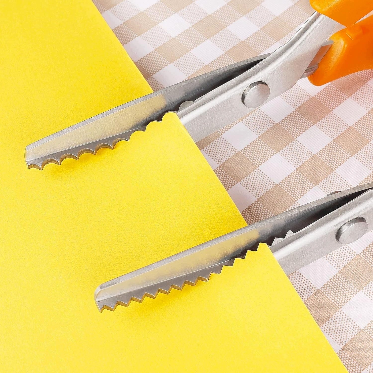 KNIFE PINKING SET OF 2 PIECES SERRATED ERGONOMIC ABS HANDLES Brand Razor