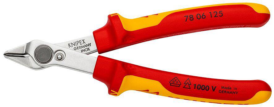 KNIPEX 78 06 125 precision VDE cutting pliers