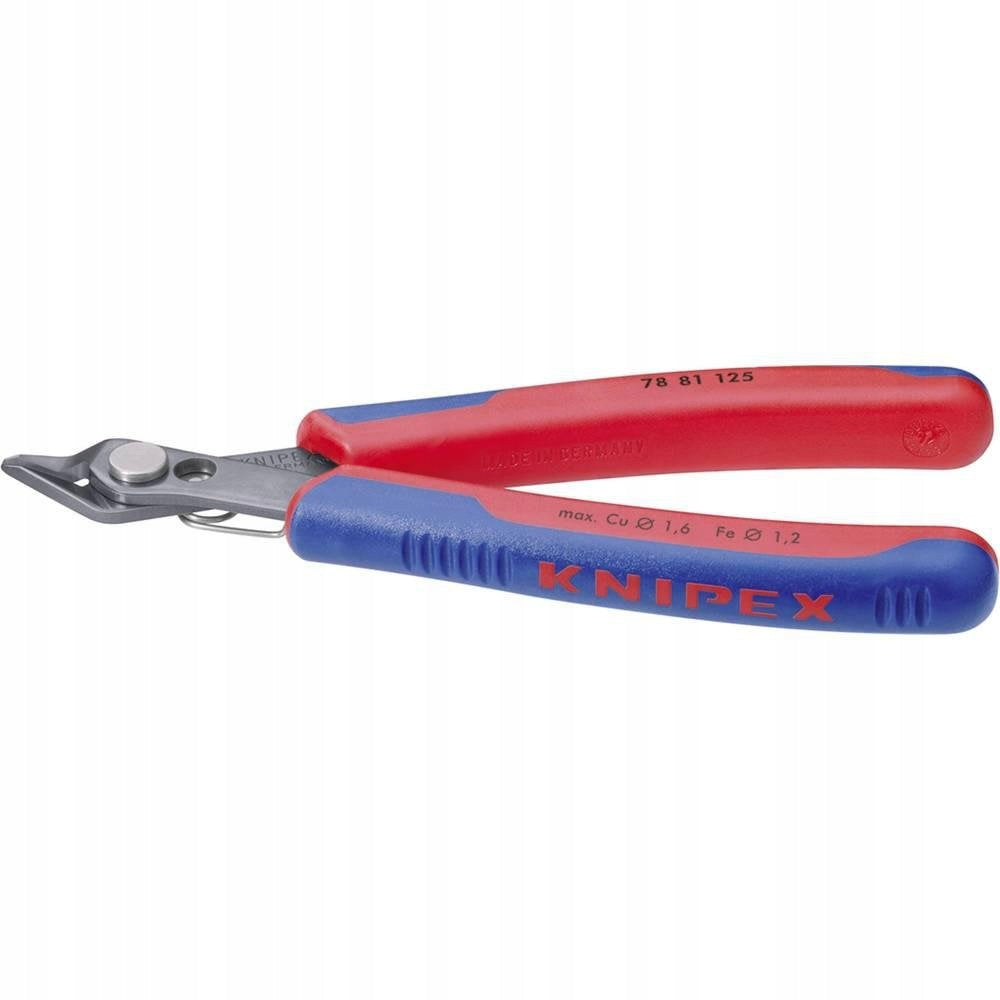 KNIPEX 78 81 125 Cutting pliers for Electronics Super Knips XL Length 125 mm